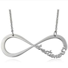 Free Shipping British popular one direction necklace 1D directioner Fashion  Infinity Necklace Jewlery cheap wholesale