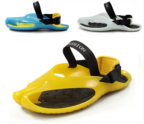 ... Men's Personality Leisure Sandals Male Big Yards Clip Toe Slippers
