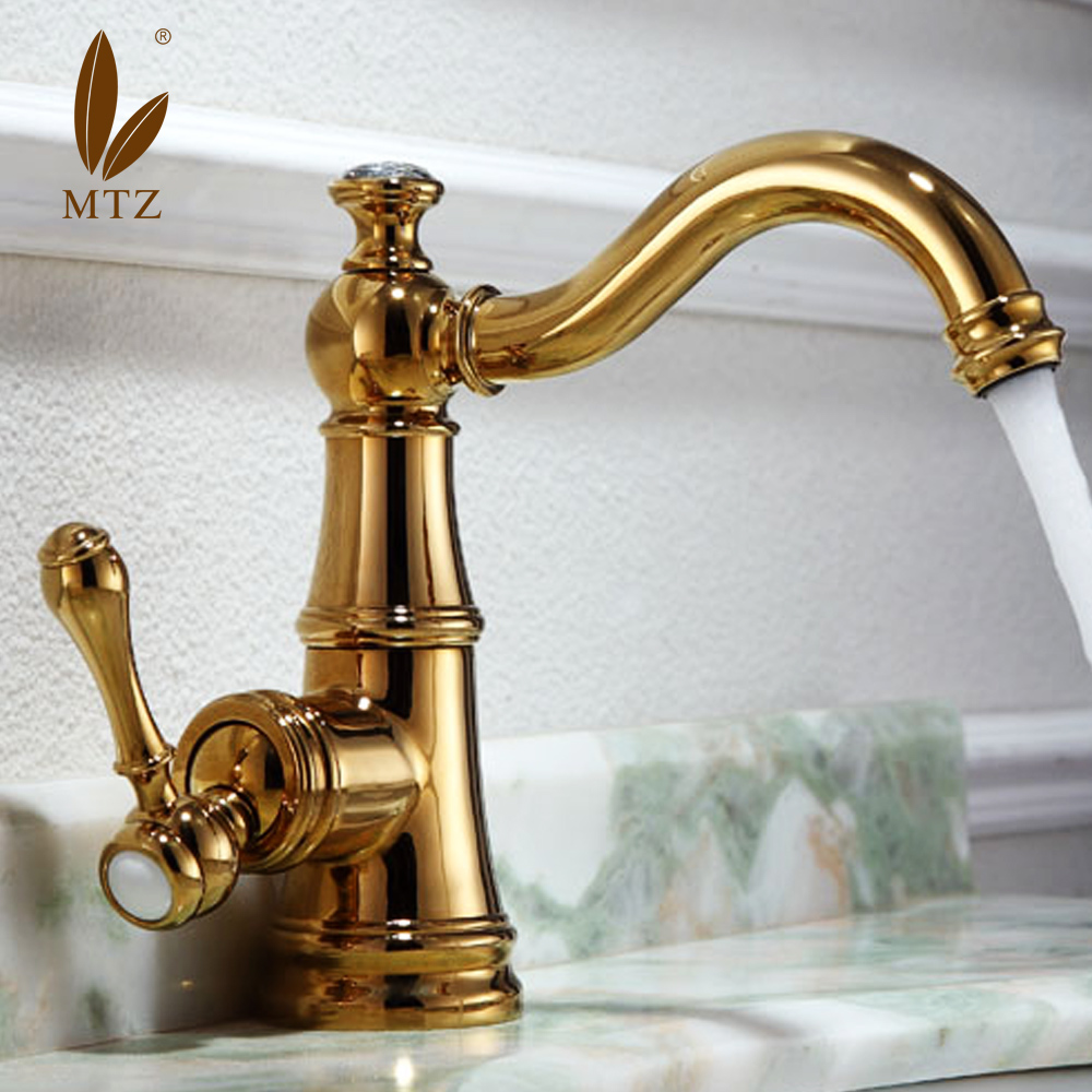 Robinet salle de bain vintage