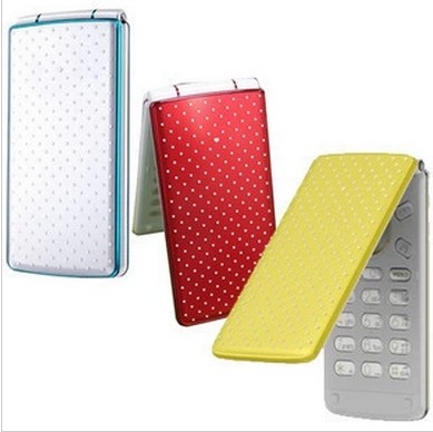 for oppo u521 polka dot flip ultra-thin  music flip mobile phone