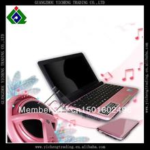 Free DHL Delivery  10.2 inch low cost very cheap mini laptop computers pink color 1GB RAM 320GB HDD Window 7 intel atom D2500