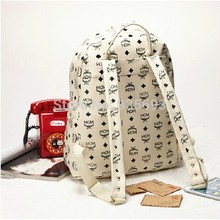 2014 New Design Leather Bag Hologram Backpack Preppy School Bag Backpack Fashion PU Zipper Bag