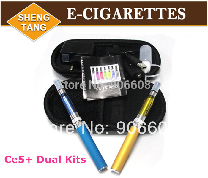 Wholesale Price 50 Pieces lot Ego CE5 Double Kits for E cigarette E cig 650mah 900mah