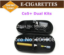 CE5+ Kits 650mah 900mah 1100mah Electronic Cigarette E-cigarette E-cig  Colorful Atomizer Colorful Battery 2 Kits in One Case