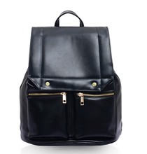 2014 new fashion simple retro PU Ladies Backpack