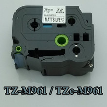 36mmX8m TZ-961,TZe961 For TZ tape TZ961 (TZ-961) TZm-961 TZe-m961 TZ-e961 TZM961 Compatible P-Touch Tape PT-1000 label maker