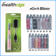 eGo-b e-Cigarette Starter Kits Colorful eGo Electronic Cigarette Battery 650 900 1100mah for Blister Packing