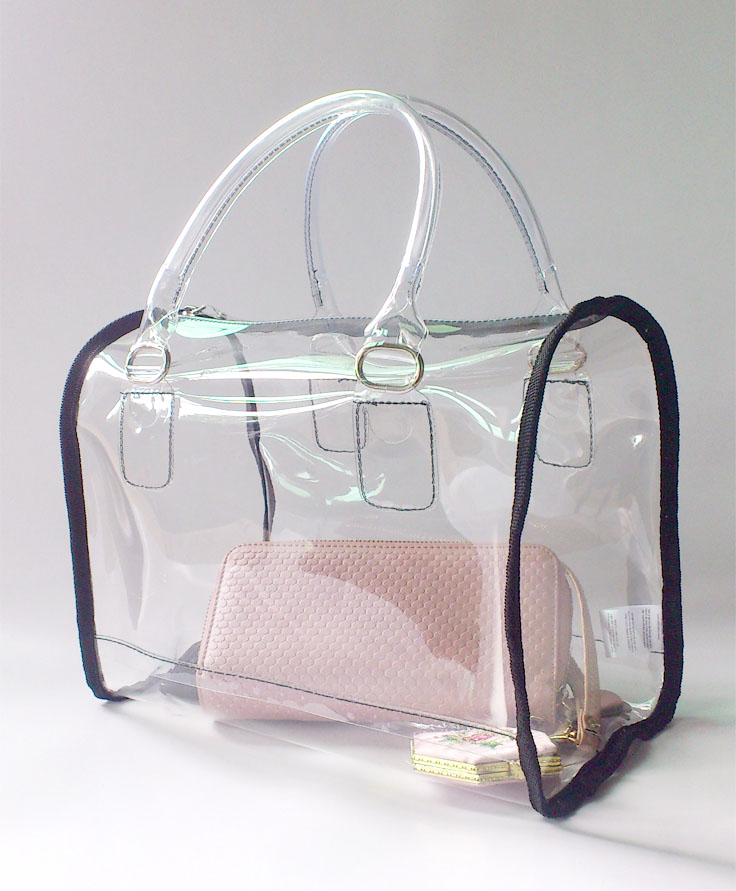 2014 new fashion jelly transparent crystal female bags clear handbags ...