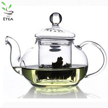 Free shipping CHINA classic handmade  600ml glass teapot piece set transparent flower tea set ETP003