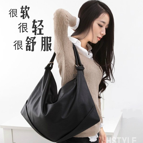 Fashion dumplings women s handbag 2014 shoulder bag large capacity individuality brief all match fashion trend