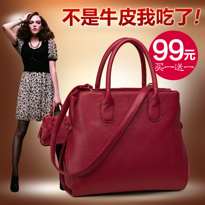 2014 women s handbag fashion genuine leather bag for women women s shoulder bag female handbag