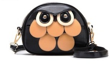 Owl cross-body cartoon coin purse small bag mini bag one shoulder