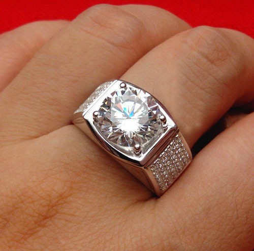 ... -Diamond-Ring-For-Men-Wedding-Band-Engagement-Ring-Sterling.jpg