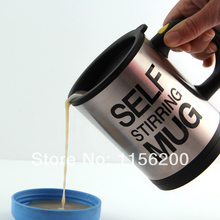Stainless Plain lazy Self Stirring Mug Auto Mixing Tea Cup Coffee Mug Tea Coffee