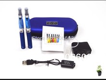 Ego CE4 Clearomizer Double Kits Battery 2pcs E Cigarette Zipper Case 2 Atomizers 2 ego t