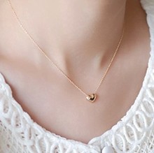 A56 Accessories fashion elegant sweet short design gold love necklace chain female