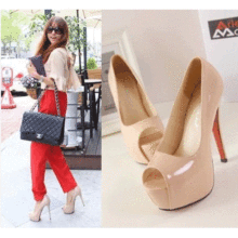 2014 women’s shoes spring and autumn open toe high-heeled shoes thin heels high-heeled shoes platform shoes