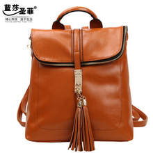 Mochila Hot Sale Freeshipping Women Softback Solid Mesh Pu Zipper Backpacks 2014 New Fashion Ladies Shoulder