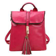 Mochila Hot Sale Freeshipping Women Softback Solid Mesh Pu Zipper Backpacks 2014 New Fashion Ladies Shoulder
