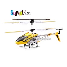 Wholesale Syma S107 yellow 22cm 3CH Mini Remote Control Helicopter RTF Free Shipping