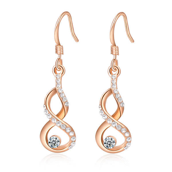 Rose-Gold-Gourd-Charms-Drop-Earrings-Austrian-Crystal-Fashion-Jewelry ...