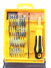 32 in 1 set Micro Pocket Precision Screwdriver Kit Magnetic Screwdriver cell phone tool repair box