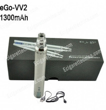 eGo-V2 Adjustable Variable Voltage (3v-6v) 1300mAh Battery with USB Charger LCD Screen E-cigarette Free Shipping