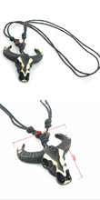 1pcs lot Tibetan Yak bone carving Tau totem pendant talismans necklace Jewelry Free shipping