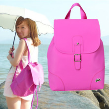 Free shipping fashion sport girl `s bag pvc waterproof backpack college students backpack travel backpack