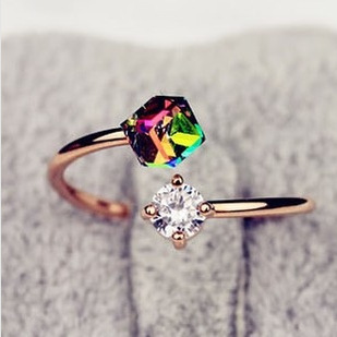 New design 18mm size fashion elegant crystal ring jewelry J1730