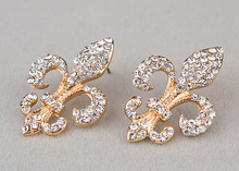 2014 Fashion Love Cutout Heart Cupid Arrow Earrings For Girls Gift EH 28 
