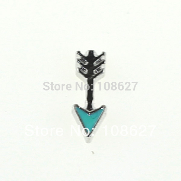 2014 New Arrival Silver Cupid Arrow Floating Charms Suitable Valentines Day Style Floating Charms DIY Jewelry