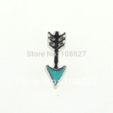 Free shipping ! 2014 New Arrival Silver Arrow Floating Charms Suitable Origami Owl