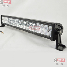 1 pcs 21 5 inch 120w led light bar truck 6500K Black housing cree led light