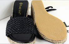 Free shipping 2014 new women s slipper slope with interleaver size shoes