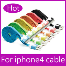 1m 30pin USB Sync Data Charging Charger Cable Cord for Apple iPhone 3GS 4 4S 4G iPad 2 3 iPod nano touch Adapter free shipping