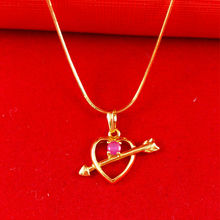 Wholesale Super deal New Arrival Fashion Jewelry Cupid Pendant Necklace 24K Gold Necklace Women Jewelry Free