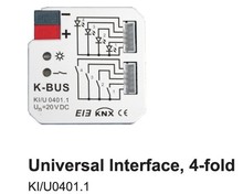 Knx / eib, 4 складки универсальный интерфейс, K can-bus
