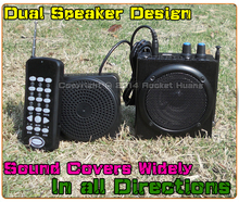 Top Quality 48W High Power 600M 800M Remote Control Hunting Bird Decoy MP3 Player Amplifier Loudspeaker