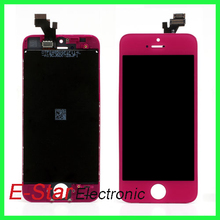 Mobile phone Spare parts lcd with digitizer assembly for iphone 5 Good price!