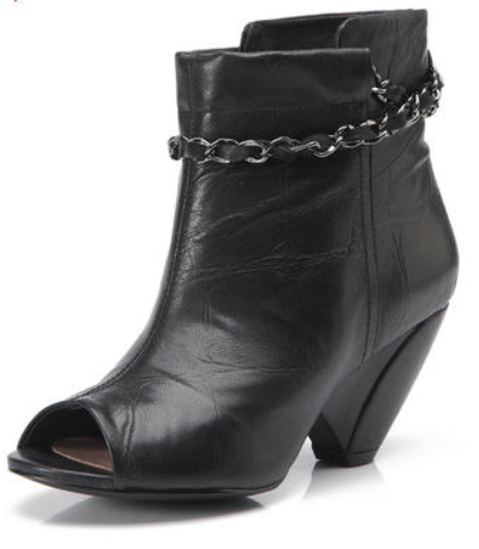 Free Shipping 2014 Fashion Women s Pumps Genuine Leather Thick Heel Open Toe Sandals Wrapping Single