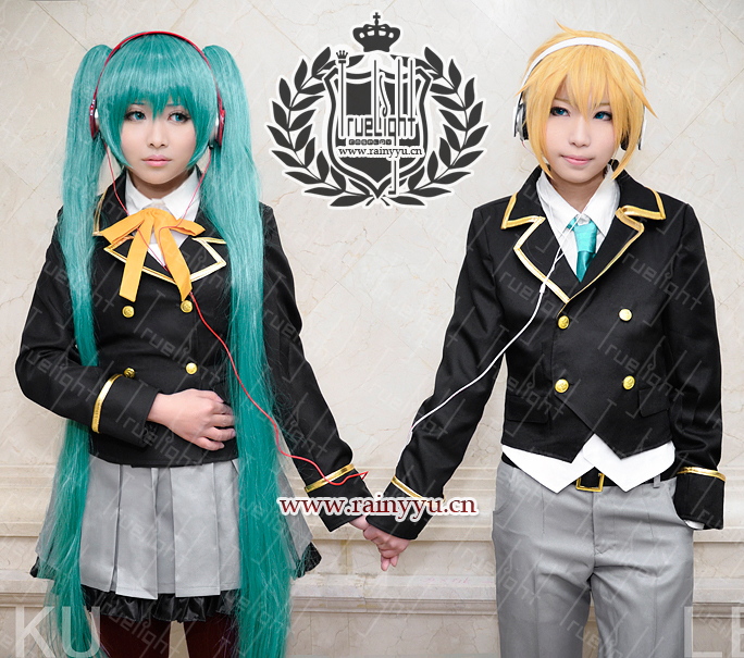 miku cosplay  mirror cp uniform vocaloid