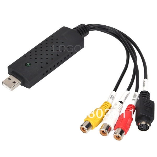 USB 2.0 Audio Video VHS to DVD Converter Capture Card Adapter