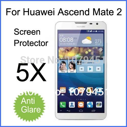 hot sale 5pcs Free Shipping 4G Mobile Phone Huawei Ascend Mate 2 Screen Protector Ultra Clear