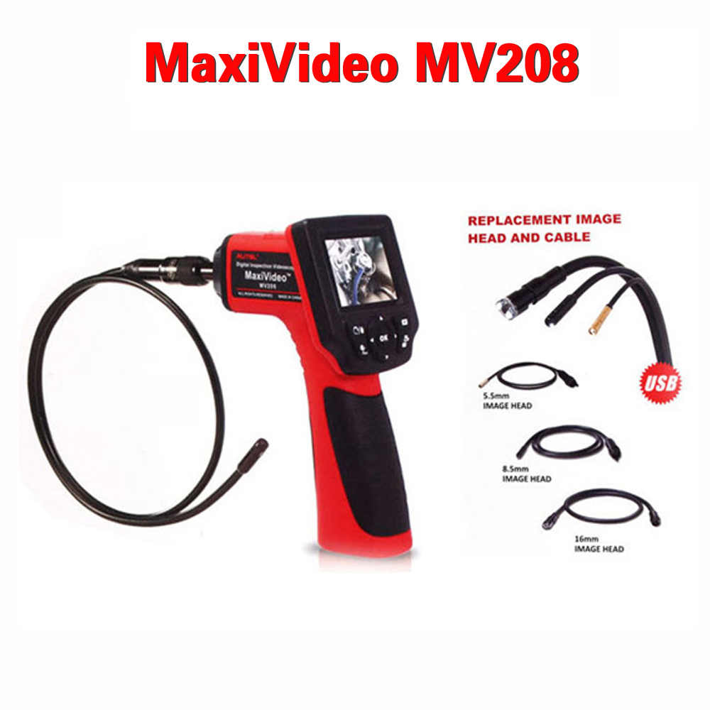 Free Shipping Original Digital Inspection Videoscope MaxiVideo MV208 5 5mm Head
