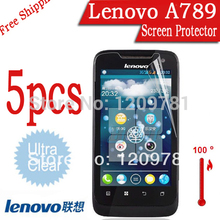 5pcs mobile phones lenovo a789 screen protector.Lenovo A789 Ultra-clear Screen Protective Film.screen film for lenovo a800 a820