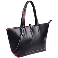 Hot Selling Women little tote bag Color edge handbag Lady handbags High Quality With Small Wallet