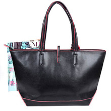 Hot Selling Women little tote bag Color edge handbag Lady handbags High Quality With Small Wallet