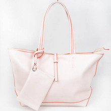 Hot Selling Women little tote bag Color edge handbag Lady handbags High Quality With Small Wallet
