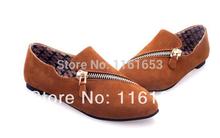 2014 Limited Special Offer Freeshipping Closed Toe Zip Solid Creepers Sapatos Femininos Women Shoes Retro Side